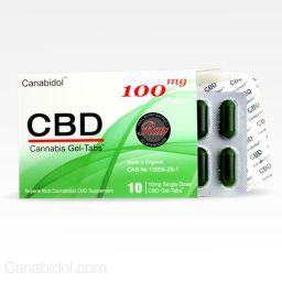 Canabidol CBD Gel-Tabs 100mg Raw